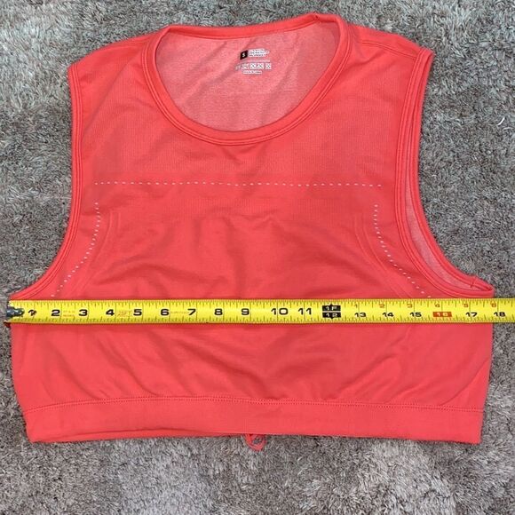 Coral Crop Top And Leggings Top Small Leggings Medium - Picture 12 of 15
